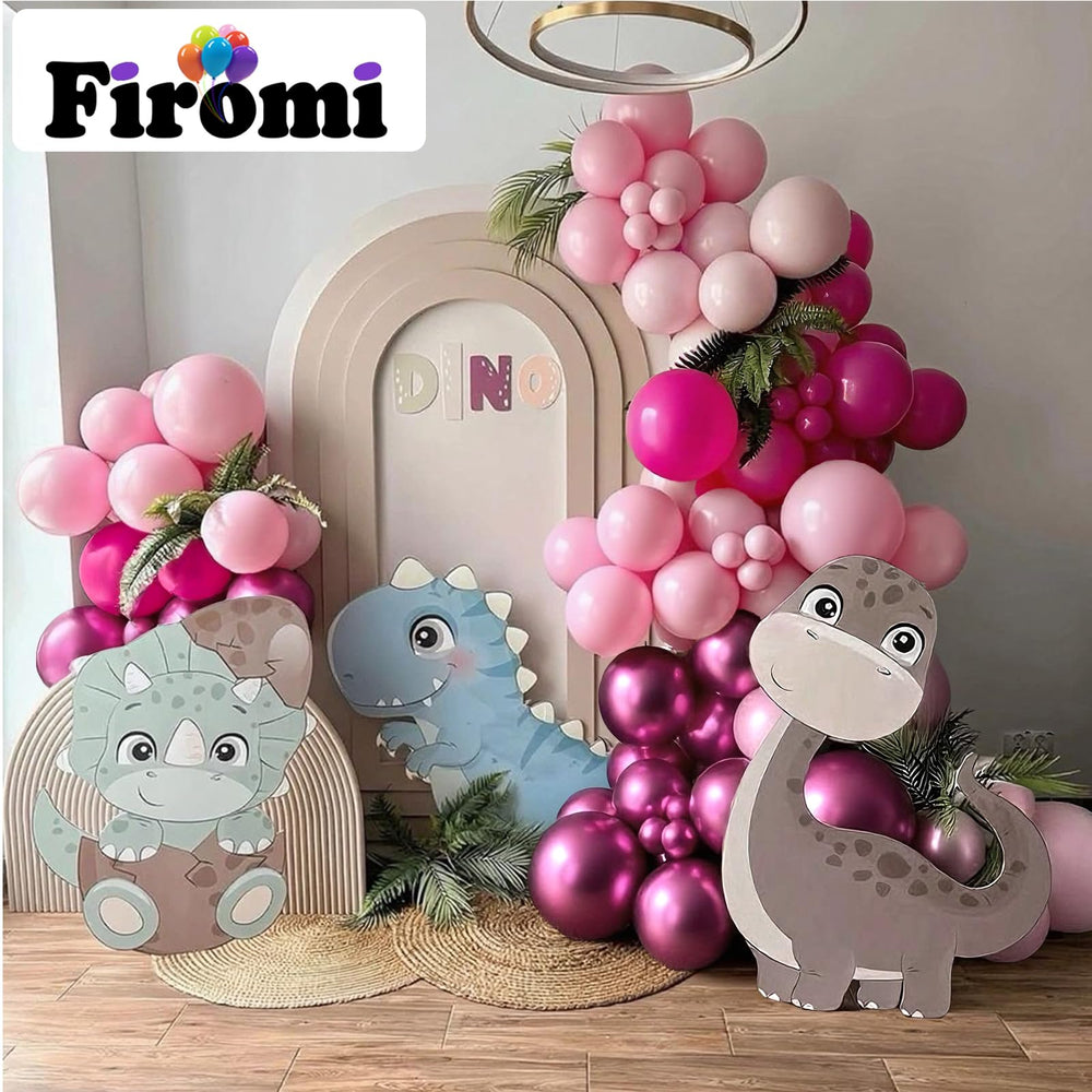 Firomi pink balloons 12in brighten wedding and baby shower decor.