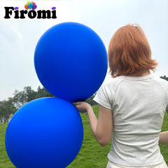 Firomi thickened latex royal blue balloon, durable for lasting decor installations.