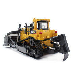 fisca bulldozer front loader lights and sound enhance nighttime visibility and immersive play