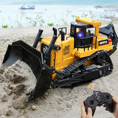 fisca bulldozer metal cab roof and ripper showcase durable construction for kids' rough handling