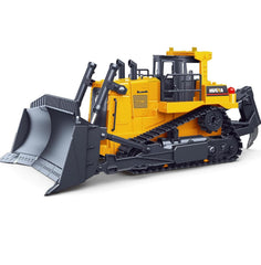 fisca remote-control bulldozer 1/16 scale for realistic indoor and outdoor play