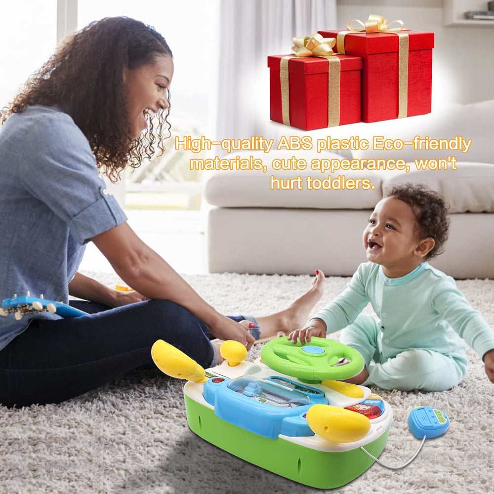 Fisca toddler steering wheel toy makes a charming birthday or holiday gift