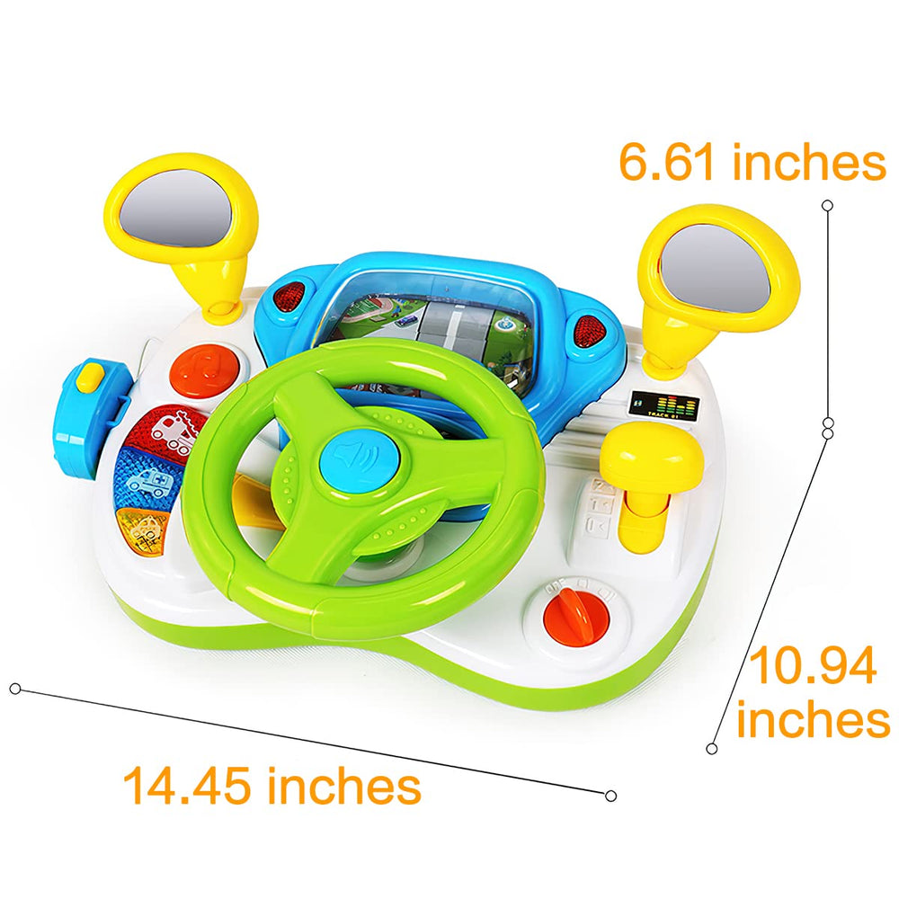 Fisca toddler steering wheel toy supports early learning through driving-inspired play