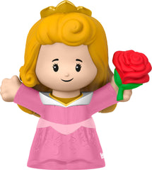 Fisher-Price Disney Princess Aurora Little People figure close-up for tiny hands and imaginative play
