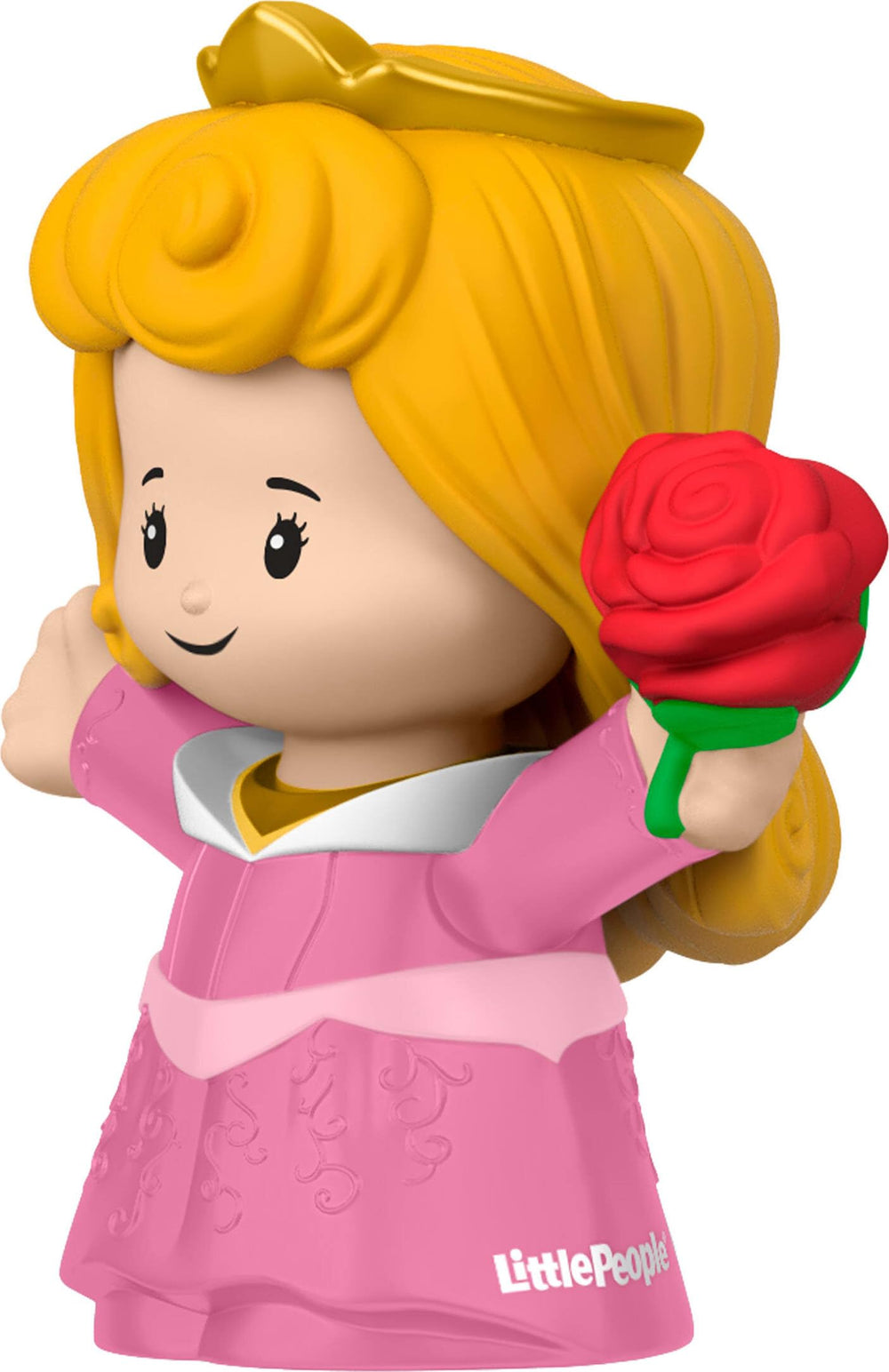 Fisher-Price Aurora Little People figure in iconic dress for pretend storytelling
