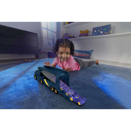 Fisher-Price Bam the Batmobile 1-55 scale diecast included for action-packed missions.