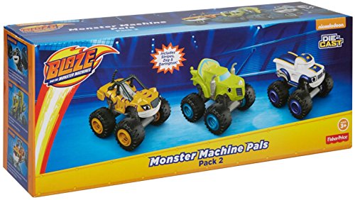Fisher-Price Brand and Blaze universe logos highlighting licensing appeal.