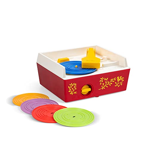 Carrying handle on the Fisher Price Classics Record Player makes tunes portable
