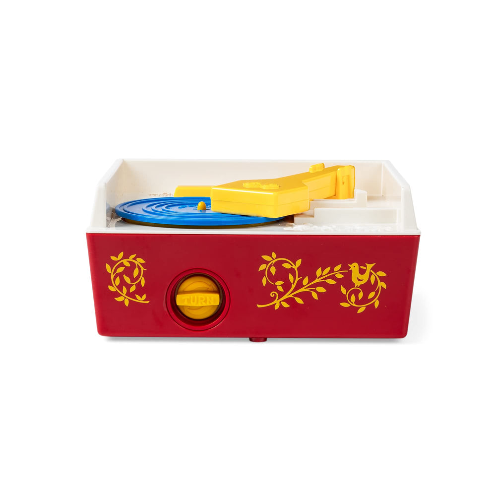 Nostalgic Fisher Price Classics Record Player design evokes timeless play