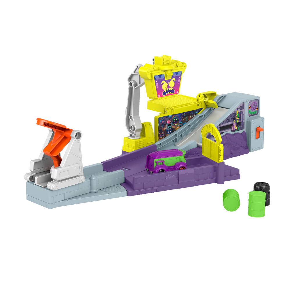 Fisher-Price DC Batwheels Legion of Zoom HQ launcher fuels imaginative play.