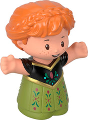 Fisher-Price Disney Frozen Anna figure smiling face encourages social play.