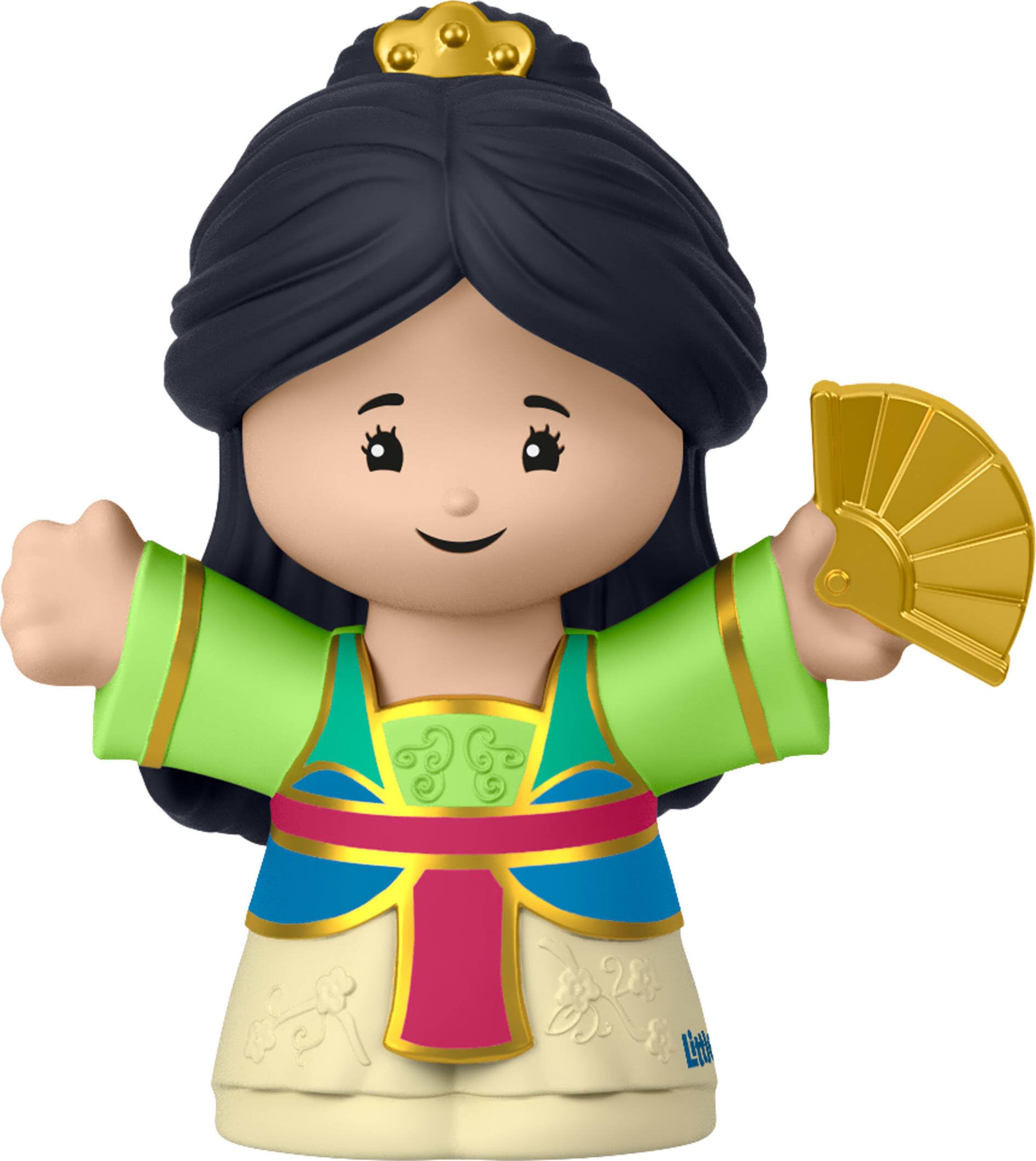 Fisher-Price Disney Princess Mulan figure for toddler pretend play and storytelling.