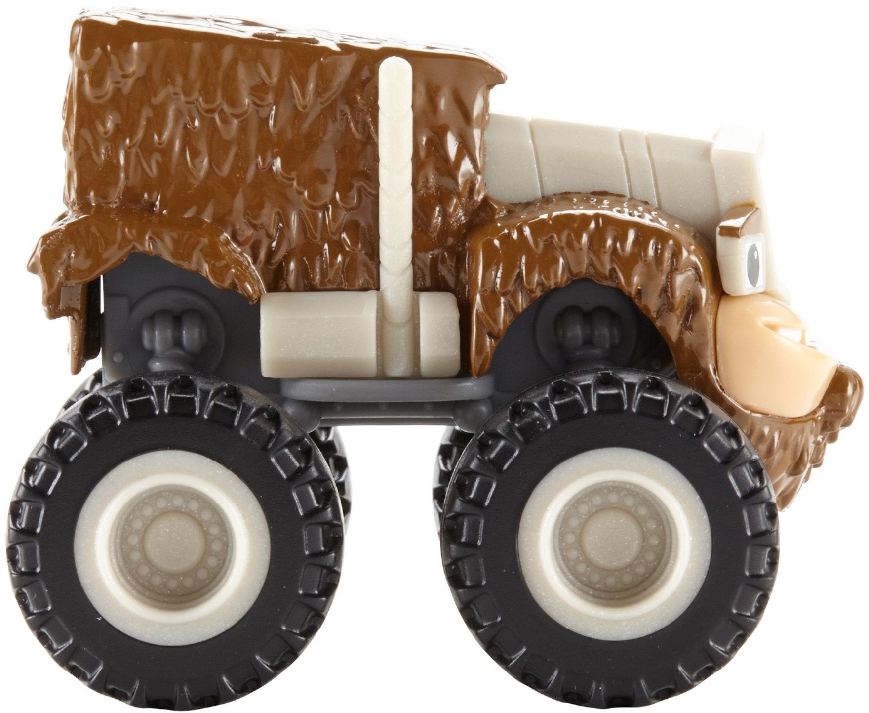 Gasquatch thick tires help maintain traction during pretend races.