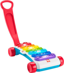 Fisher-Price Giant Light-Up Xylophone in action with a child promoting playful early learning.