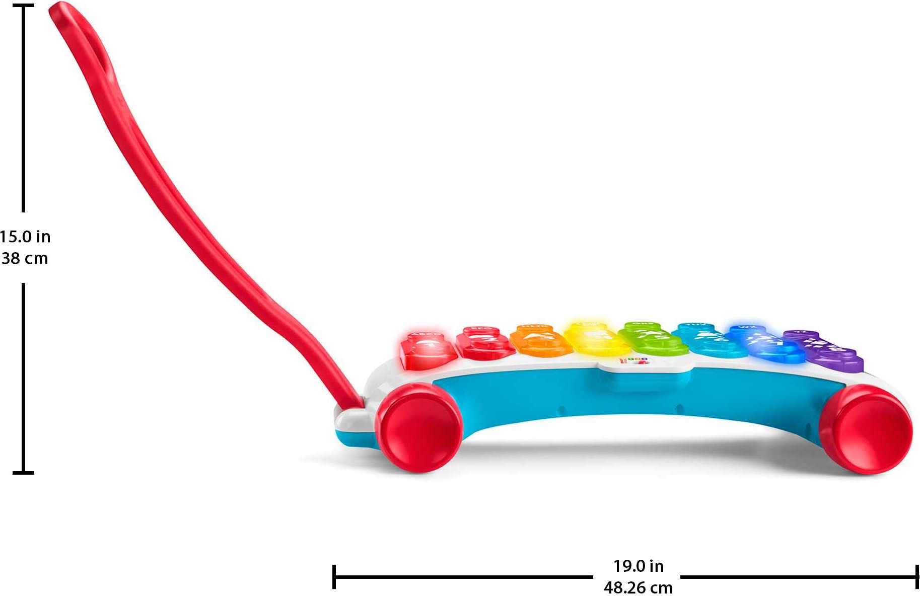 Vibrant lights and music from the Giant Light-Up Xylophone enhance sensory play.