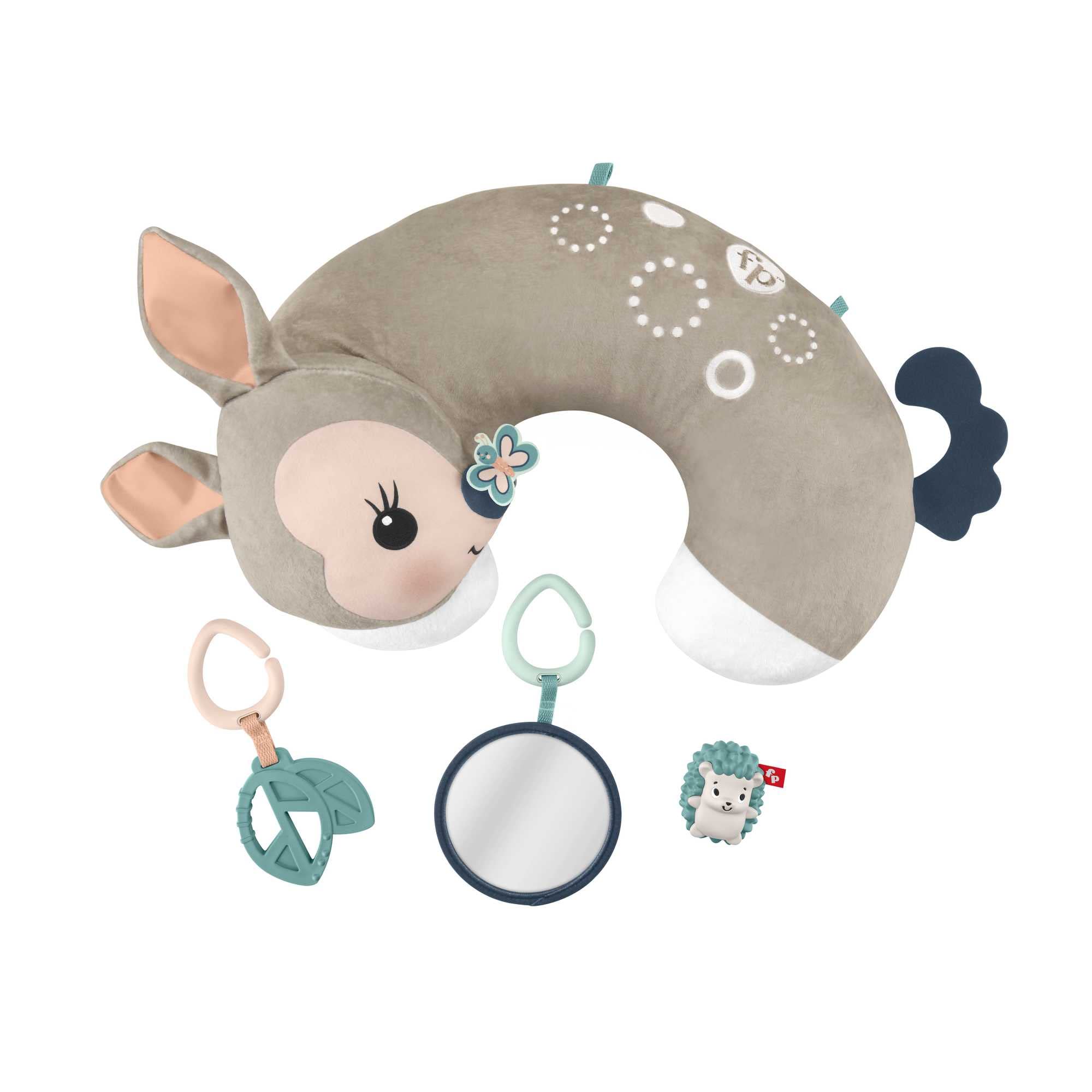 Fisher-Price hedgehog rattle adds gentle sounds for sensory curiosity