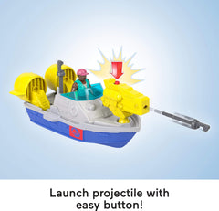 Fisher-Price Imaginext Aquachomp dorsal fin detail adds tactile realism
