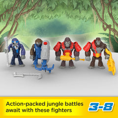 Fisher-Price Imaginext army pack gorilla figure in poseable action for dynamic pretend battles