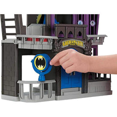 Fisher-Price Imaginext glow eyes and veins on Bane figure.