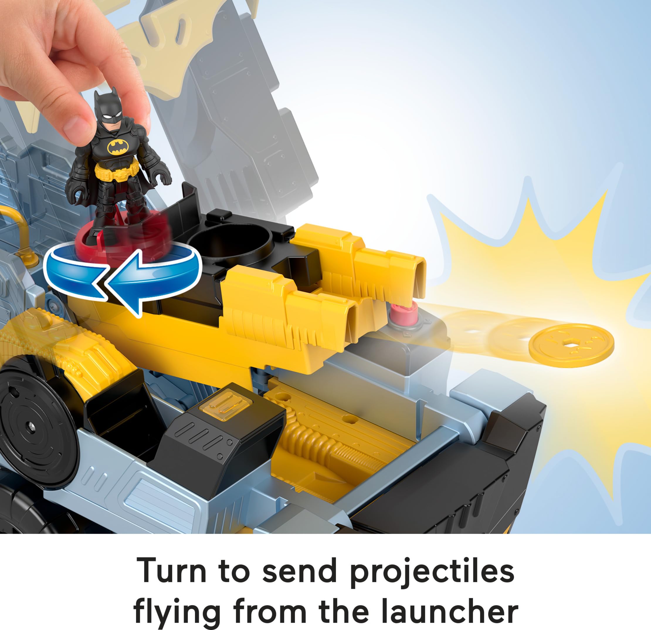 Fisher-Price Imaginext Batman transport truck holding up to six figures