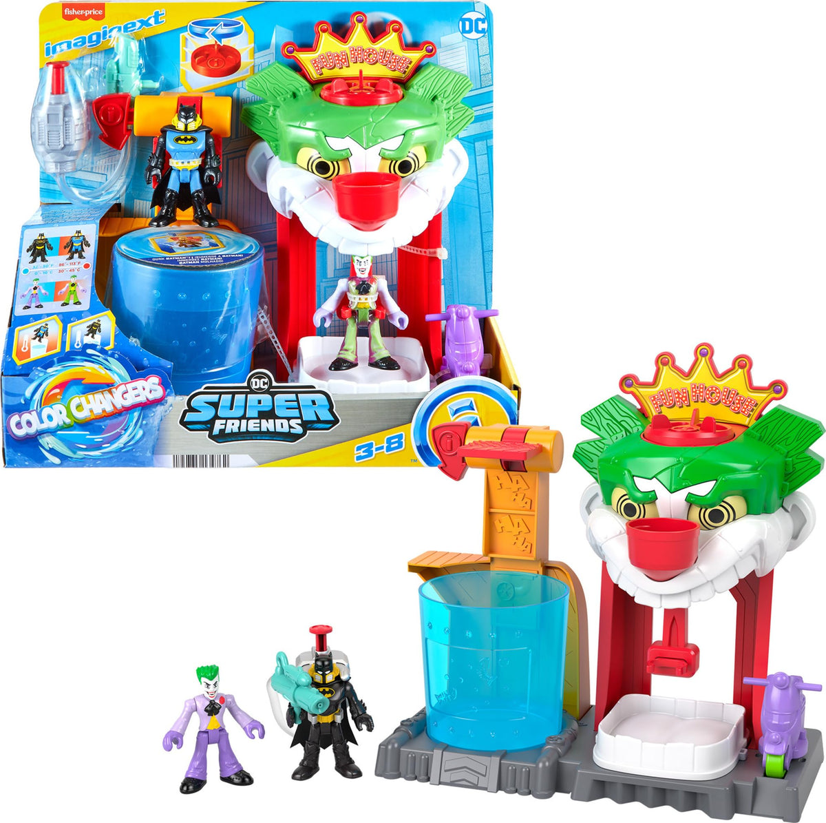 Fisher-Price Imaginext Batman color-changers figure ready for icy or warm water play