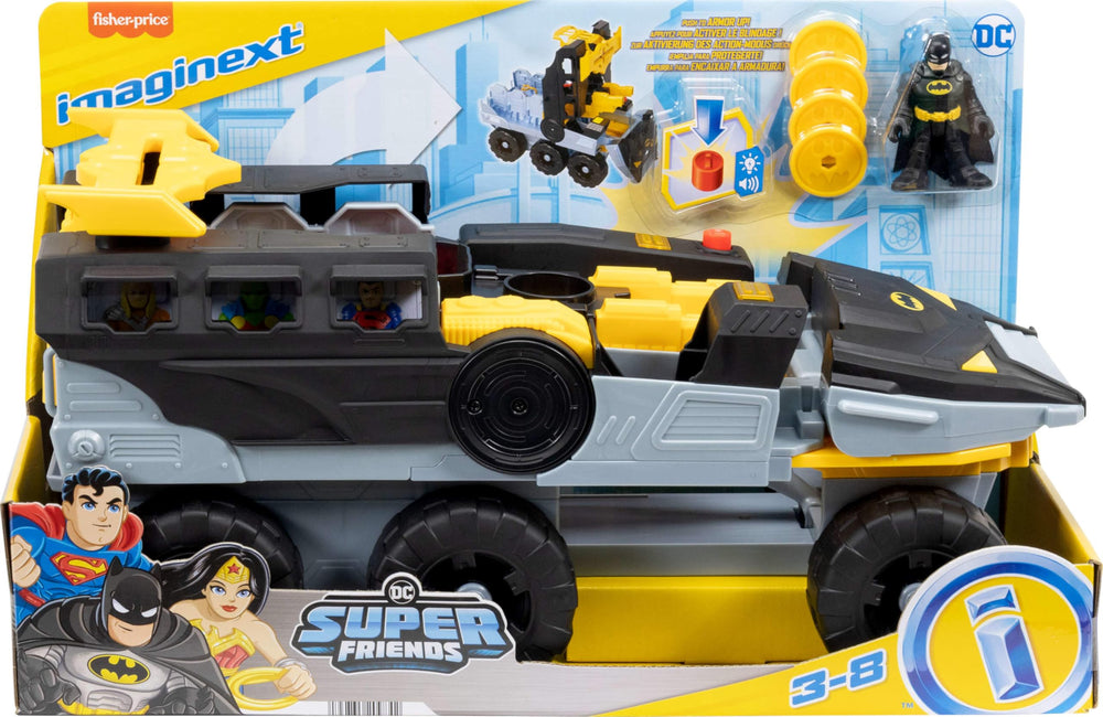 Fisher-Price Imaginext Batman figure inside tank for adventures