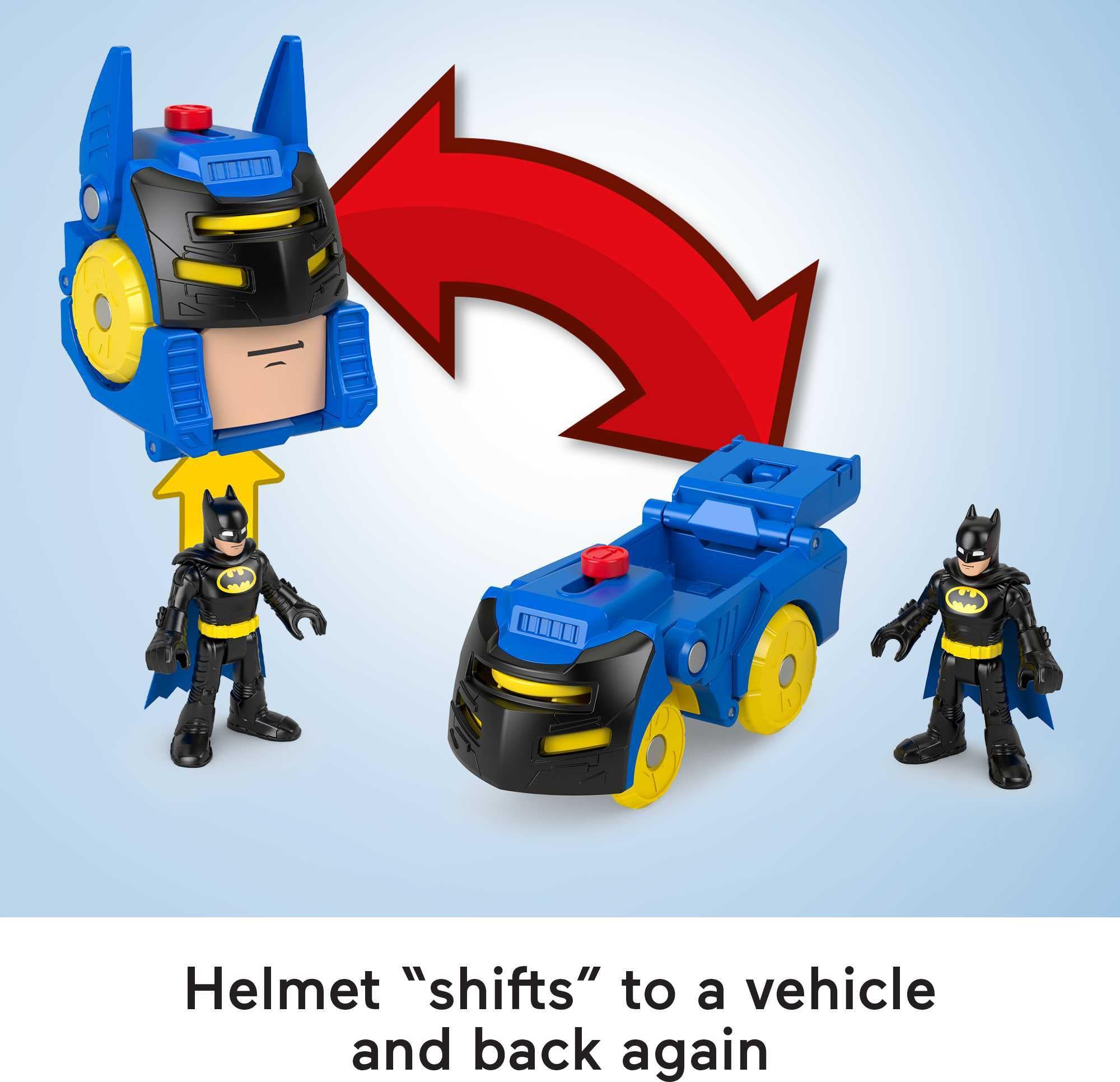 Batmobile push-along vehicle ready for fast pretend missions.