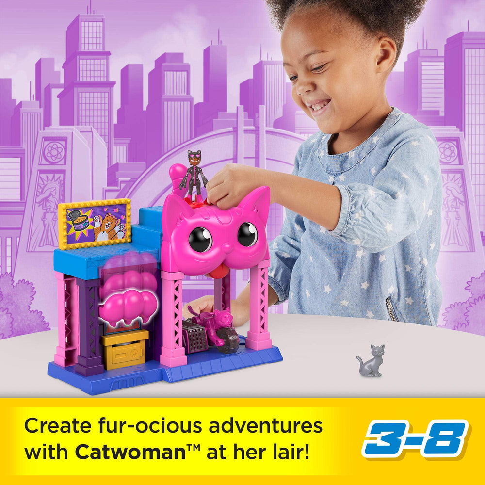 Imaginext Catwoman figure included for storytelling and role-play