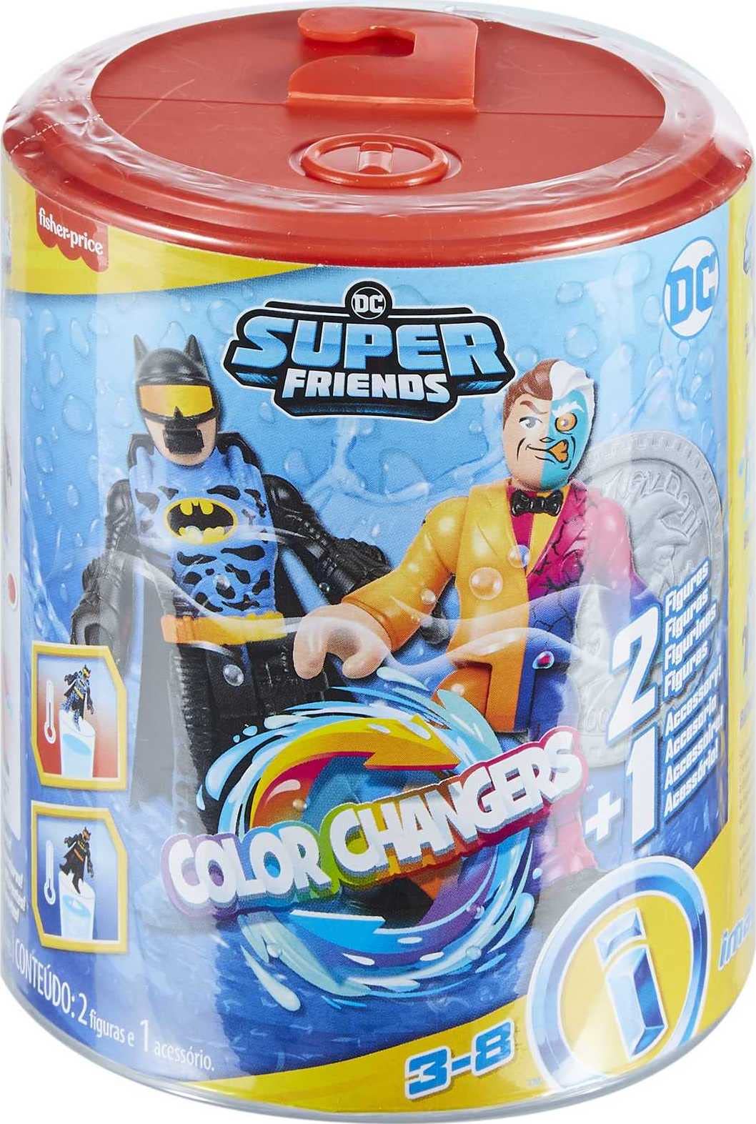 Fisher-Price Imaginext color decorations vary for unique kid adventures.