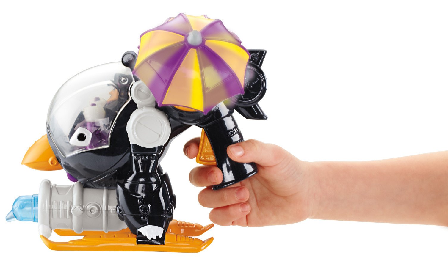 Fisher-Price Imaginext Penguin figure ready for heroic storytelling moments.