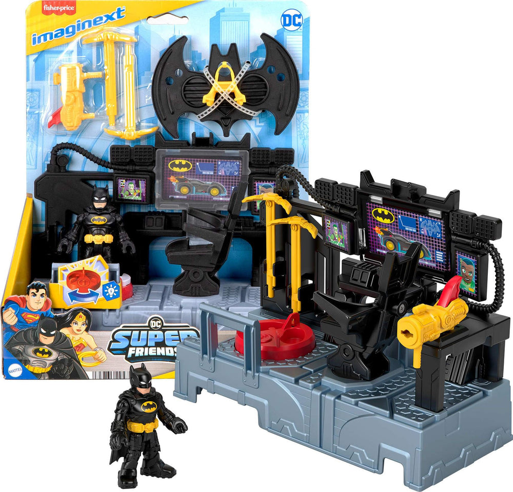 Fisher-Price Imaginext Bat Command Center light-up Batcomputer for missions