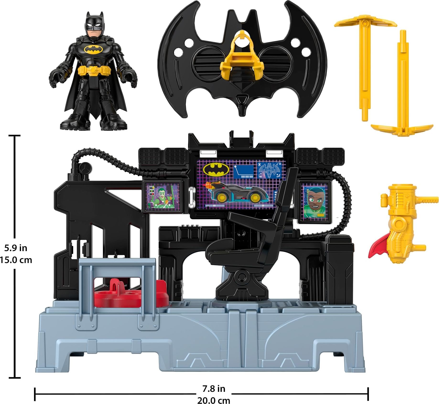 Batteries included for immediate Batman play