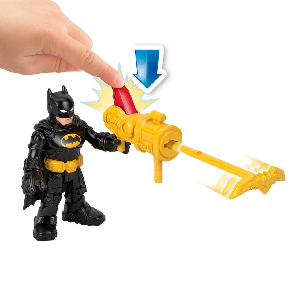 Projectile launcher for action from multiple play areas