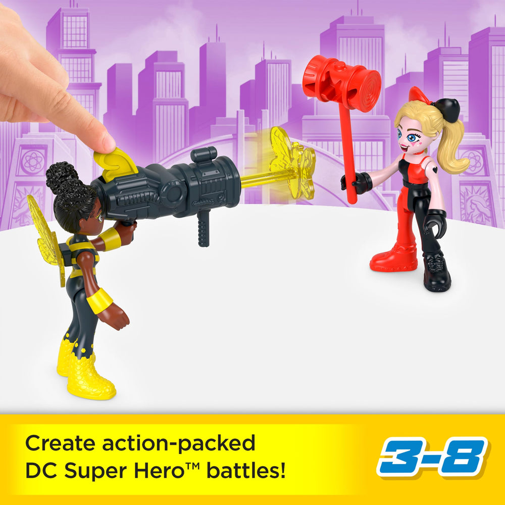 Fisher-Price Imaginext Bumble Bee figure with accessory for brave battles
