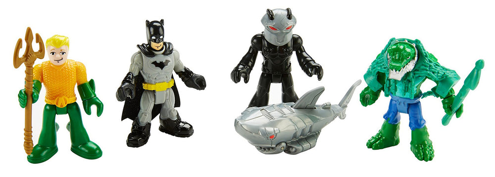 Fisher-Price Black Manta figure for thrilling battles