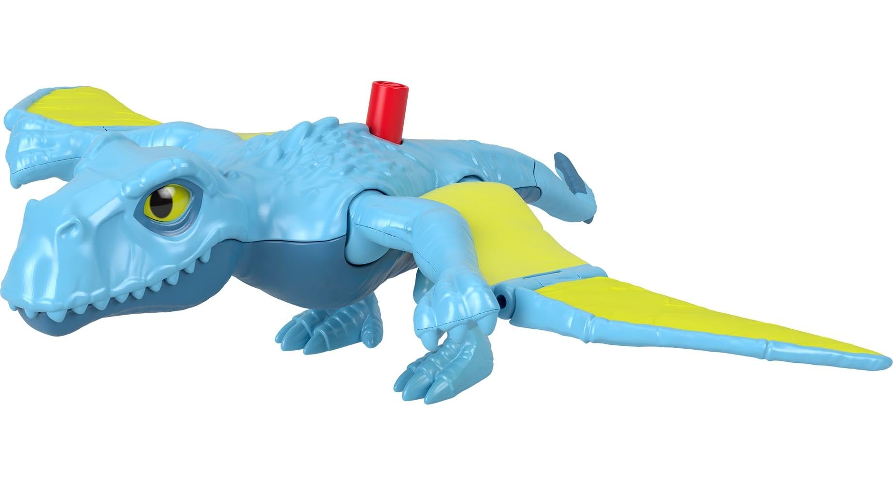 Fisher-Price Imaginext Dimorphodon helps reenact movie scenes.