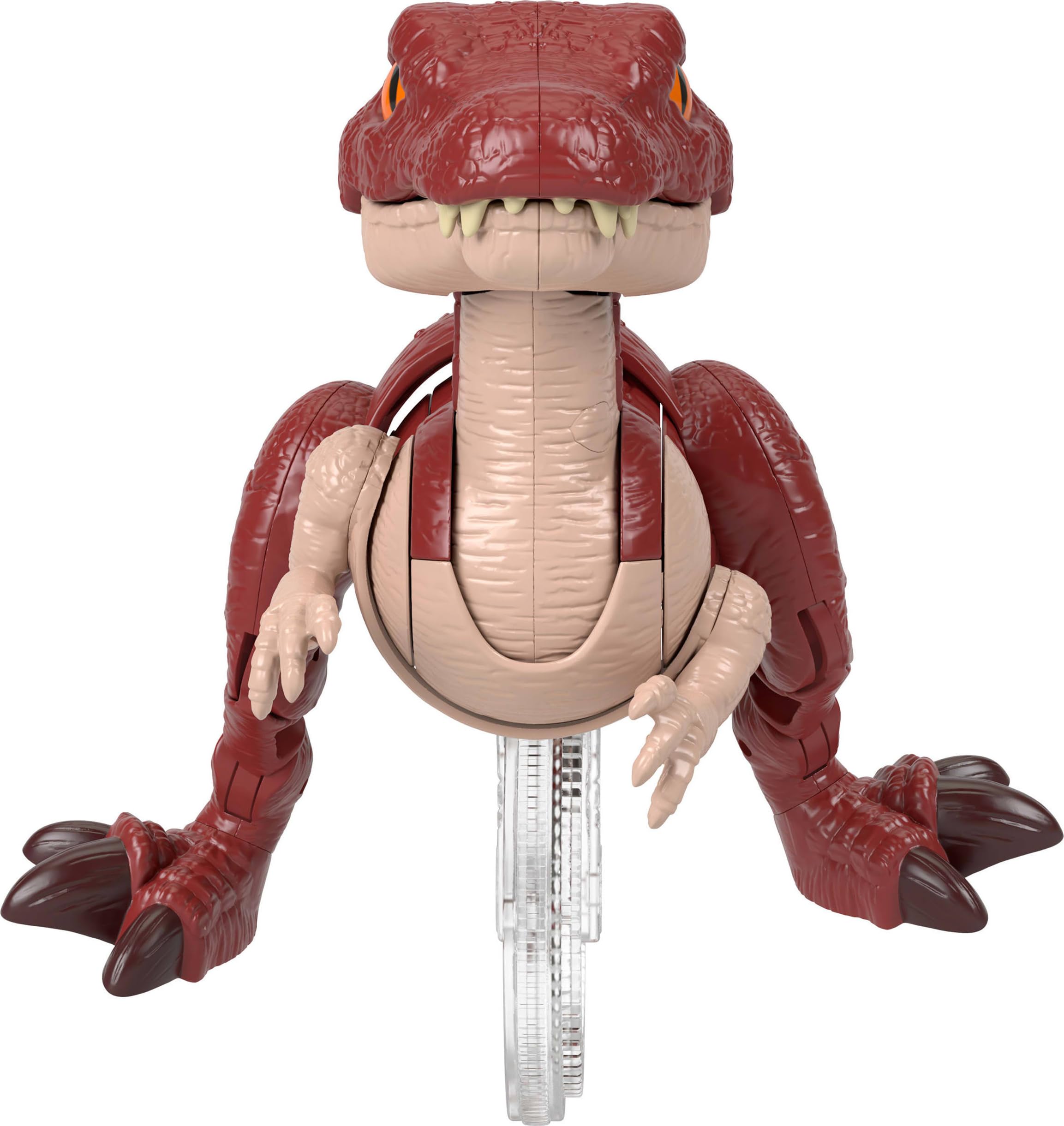 Fisher-Price Imaginext dinosaur toy supports imaginative play and storytelling sessions.