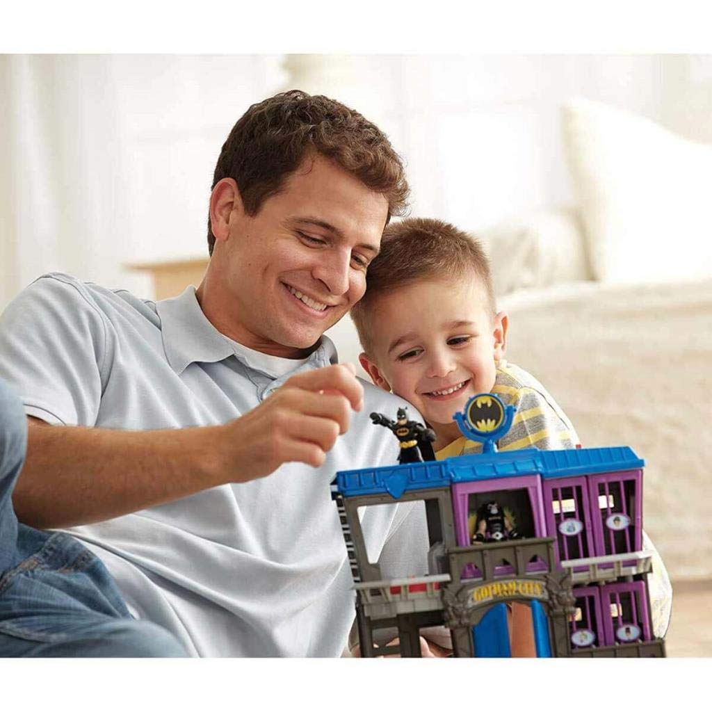 Fisher-Price Imaginext jail doors unlock for jailbreak action.