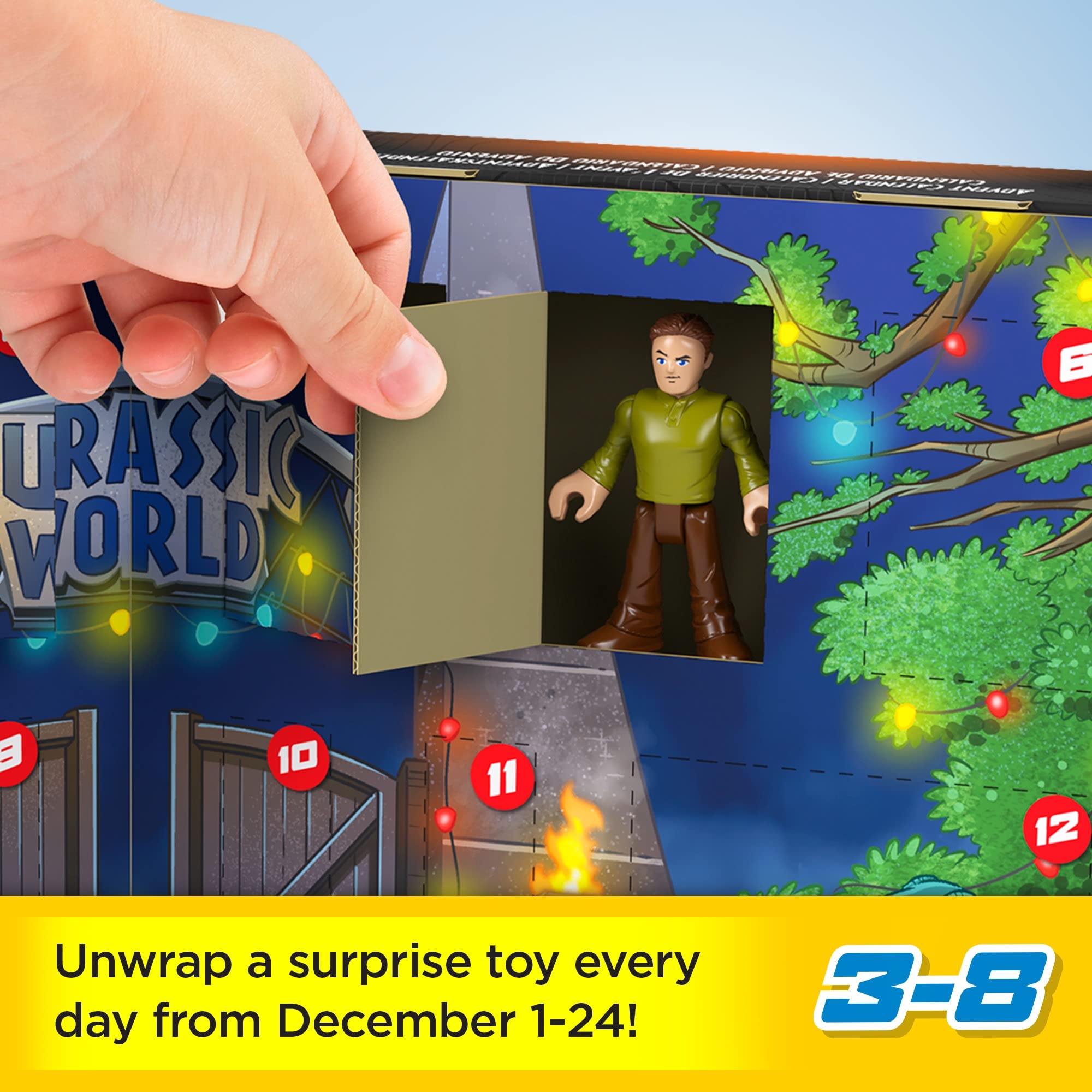 Fisher-Price Imaginext Jurassic World Advent Calendar character figures fuel storytelling