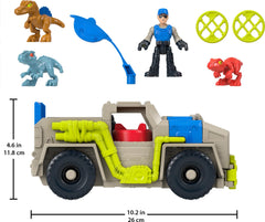 Fisher-Price Imaginext disk launcher in action for dynamic play