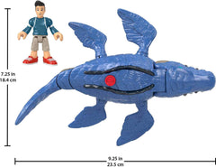 Kenji figure included for collaborative Jurassic World adventures.