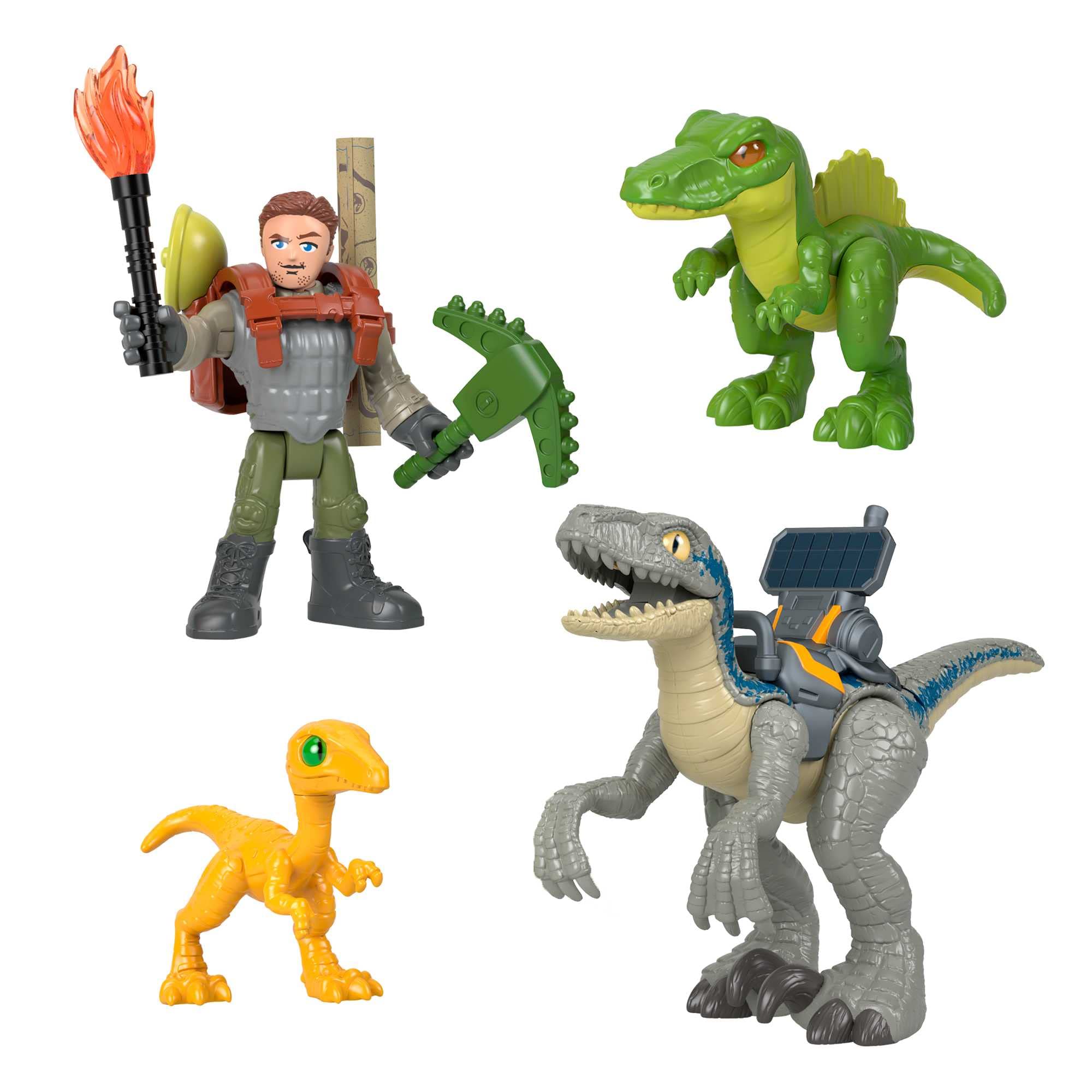 Fisher-Price Imaginext grappling hook launcher and Power Pad action