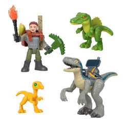 Fisher-Price Imaginext grappling hook launcher and Power Pad action