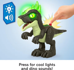 Imaginext Jurassic World XL series expands pretend play scenes.
