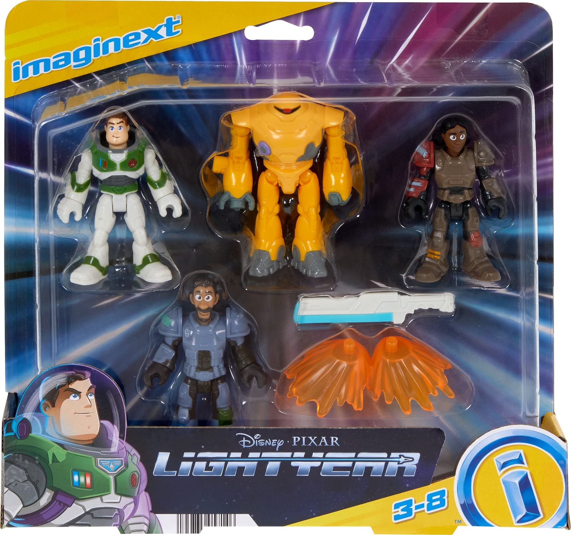 Fisher-Price Imaginext Lightyear 4-pack bundle for multi-figure adventures