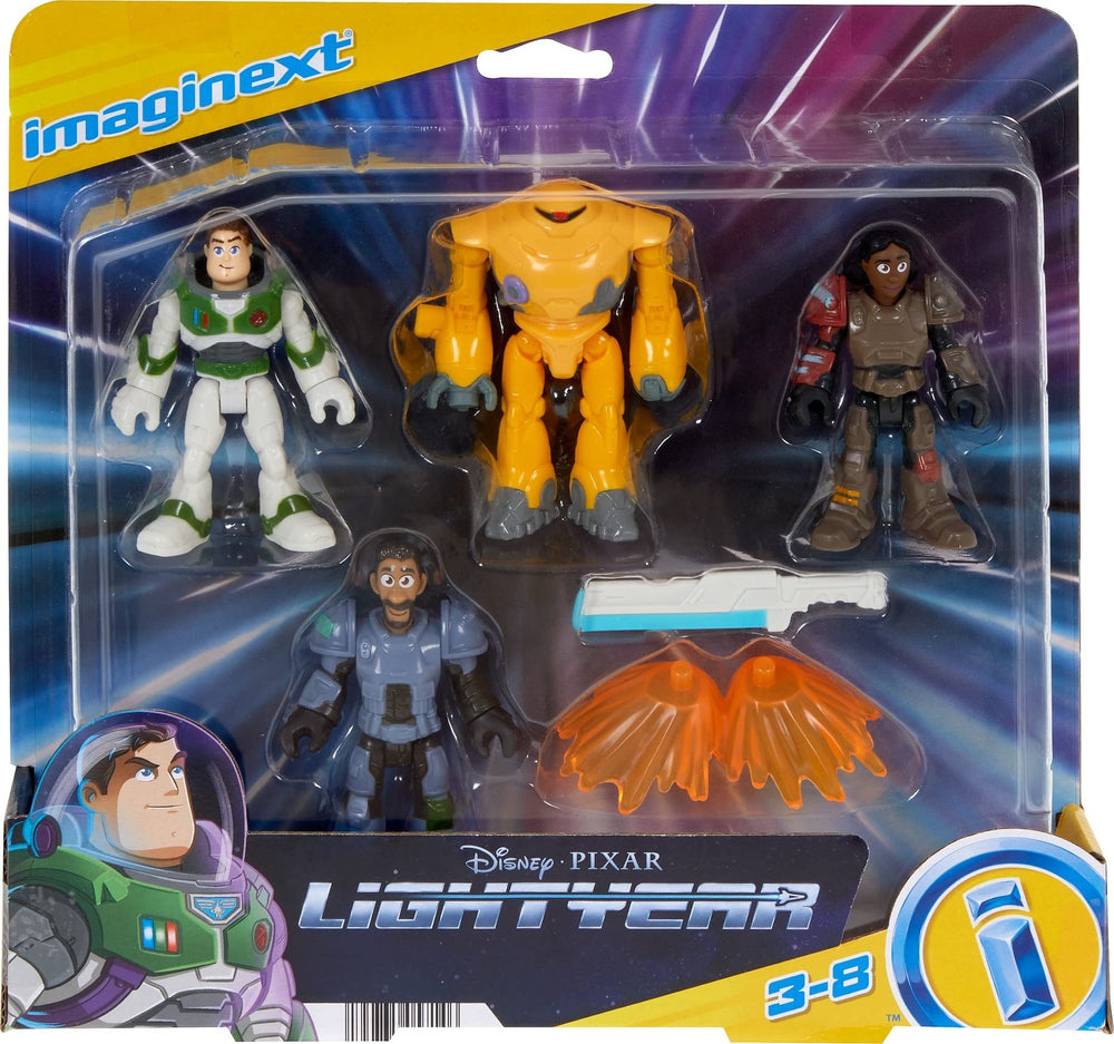 Fisher-Price Imaginext Lightyear 4-pack bundle for multi-figure adventures