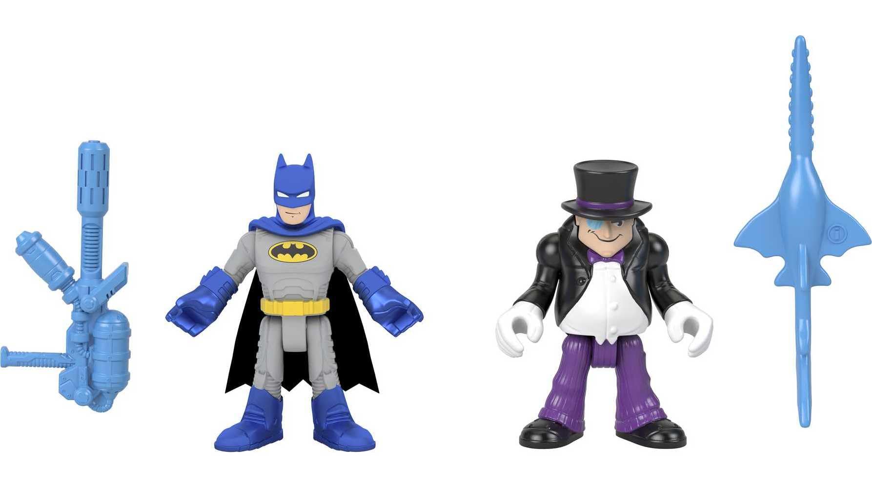 Fisher-Price Imaginext Penguin figure with accessories for action-packed adventures.