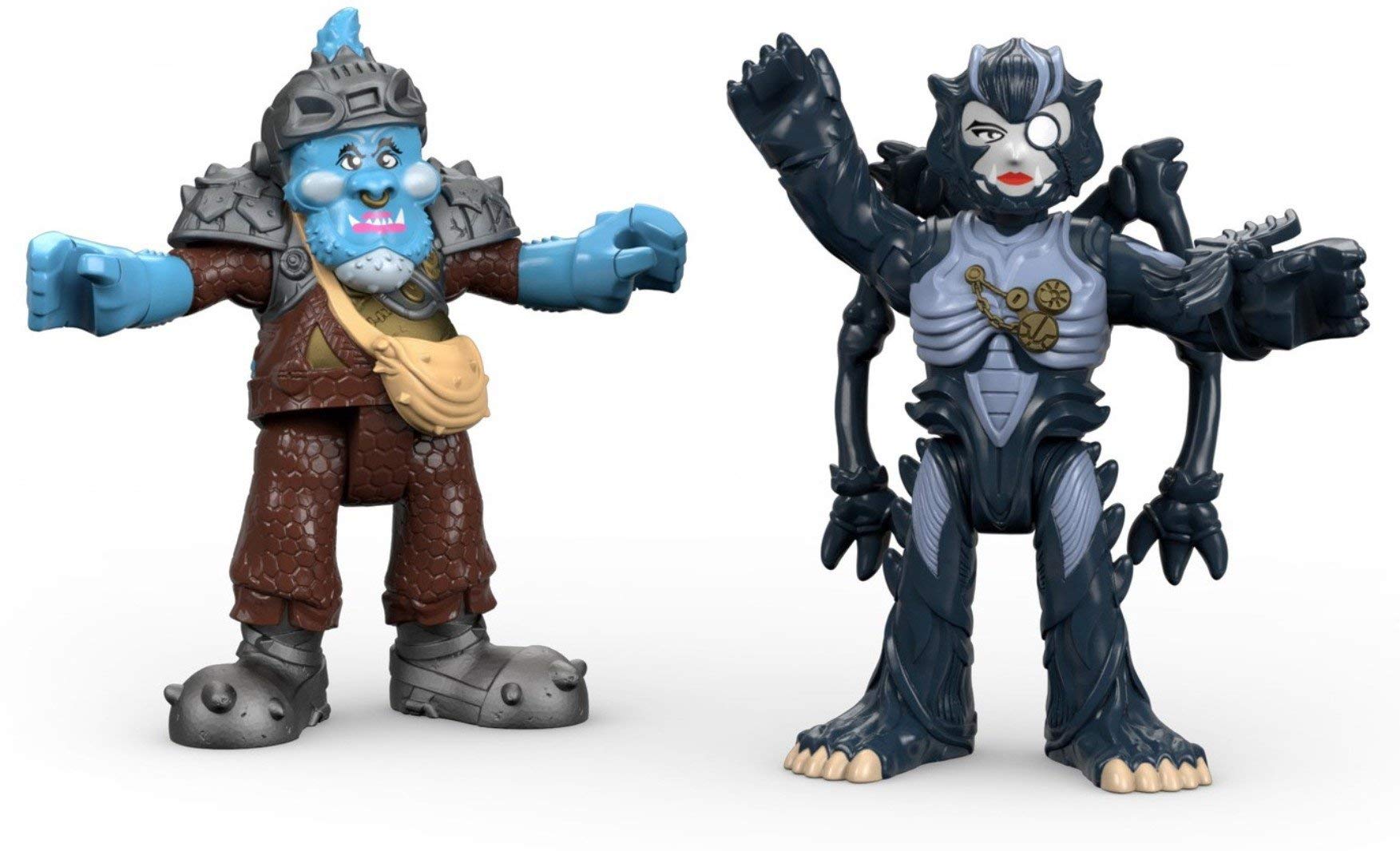 Fisher-Price Imaginext Power Rangers Squat figure shown in action scene