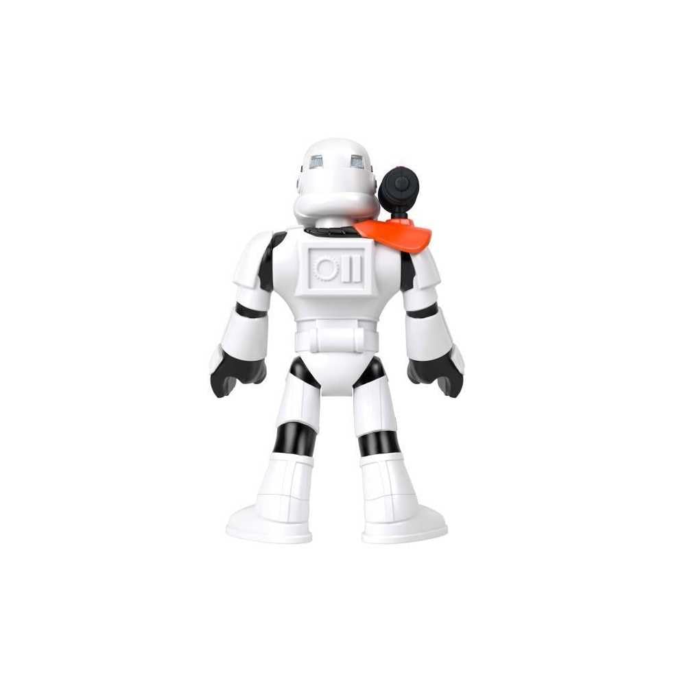 Fisher-Price Imaginext Star Wars Stormtrooper XXL figure features detailed helmet for authentic look.