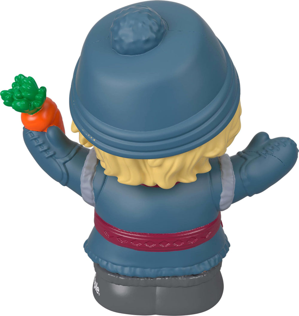 Fisher-Price Kristoff figure held by a toddler encouraging sharing and pretend play